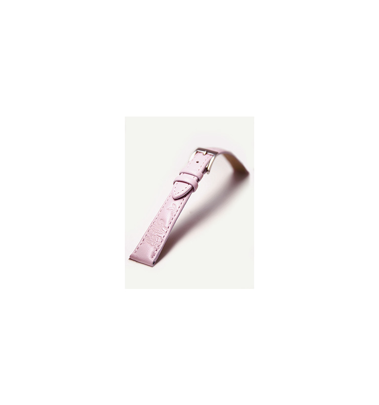 クーカイ カーフ 花柄 型押し ピンク イメージ1