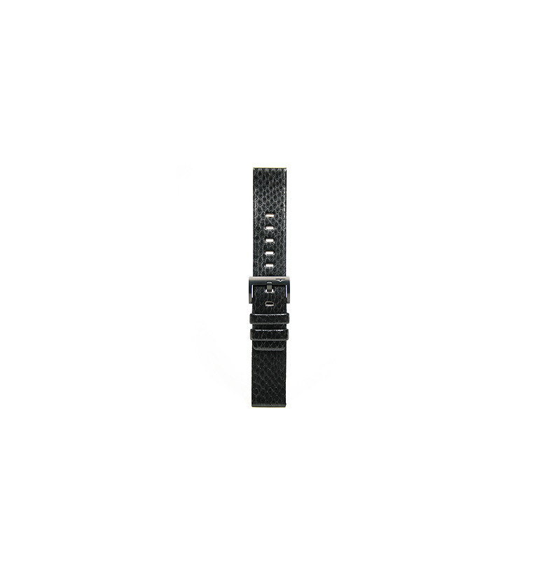 バガリー カーフ （ヘビ型押し） 20mm ブラック イメージ3