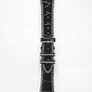 バガリー カーフ(ワニ型押し) 22mm-16mm ブラック イメージ3
