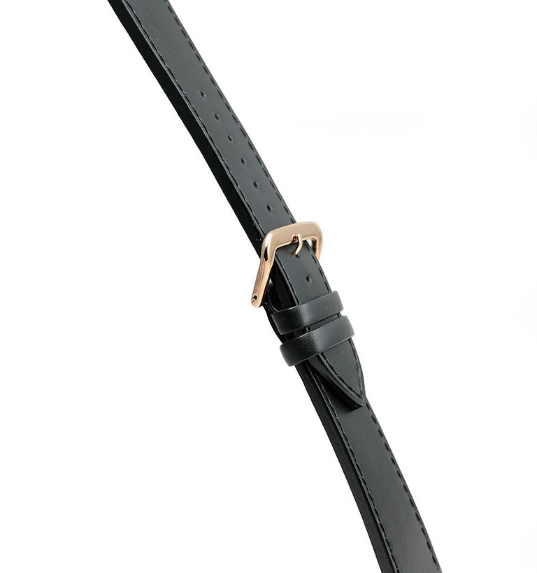 SEIKO 海外モデル使用 カーフ ブラック 22mm イメージ2