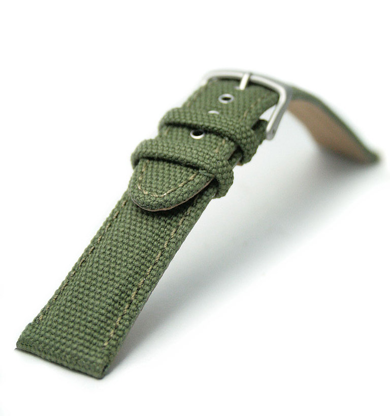 カシオ ナイロン カーキ 21mm イメージ1