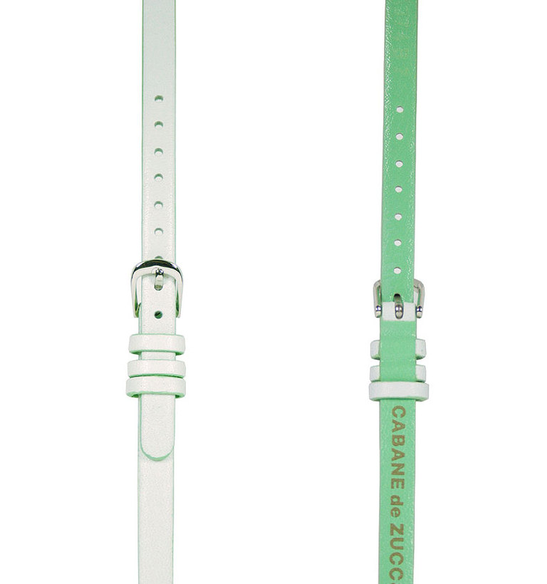 カバンドズッカ キャラメルⅡ　ホワイト×グリーン イメージ3