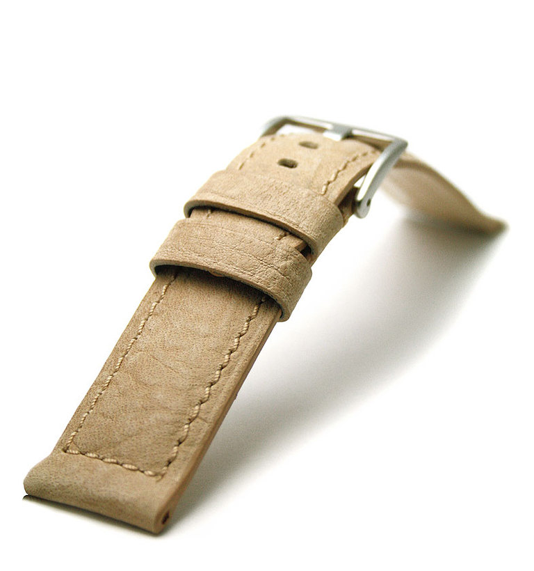 カシス カーフベルト UBPAN 004 24mm アイボリー イメージ1