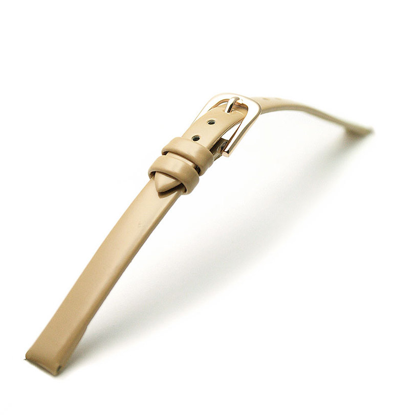 カーフエナメル 8mm ベージュ リキ・ワタナベ イメージ1