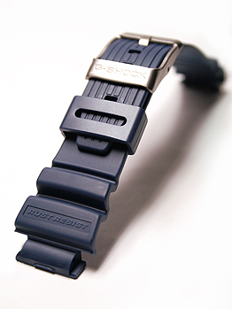 G-SHOCK フィッシャーマン海外モデル用 ウレタンバンド ブルー
