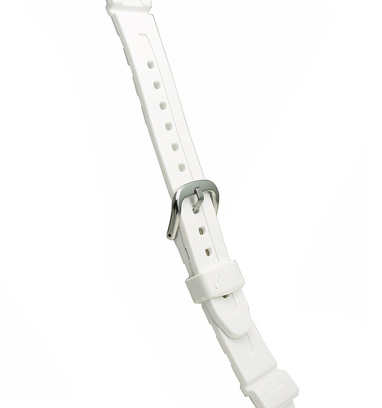 カシオ Baby-G 用　ウレタンベルト ホワイト イメージ2