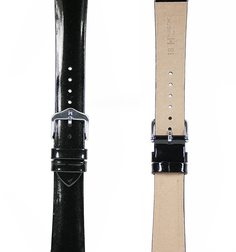 ヒルシュ【Diva】エナメルカーフ 50 ブラック イメージ3