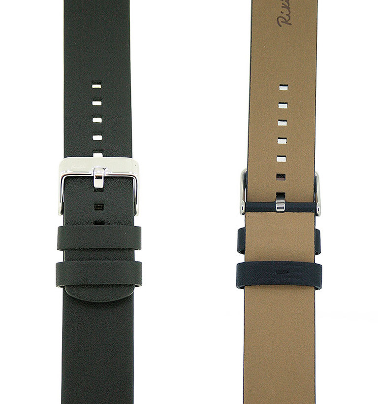 ALBA RIKI カーフ 22mm ブラック ストレート イメージ3