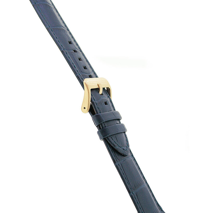 ALBA RIKI 22mm ダークブルー 型押し ストレート イメージ2