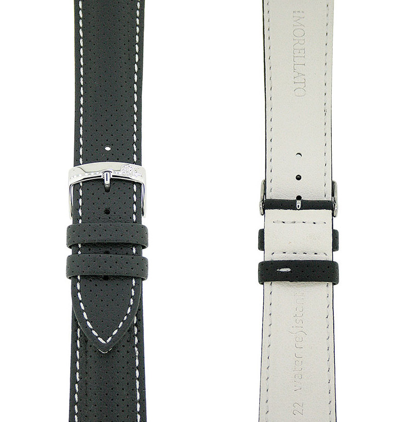 モレラート レース シンセティックレザー 817 BK-WH イメージ3