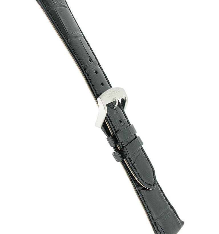 シチズン カーフ 型押し 23mm ブラック イメージ2