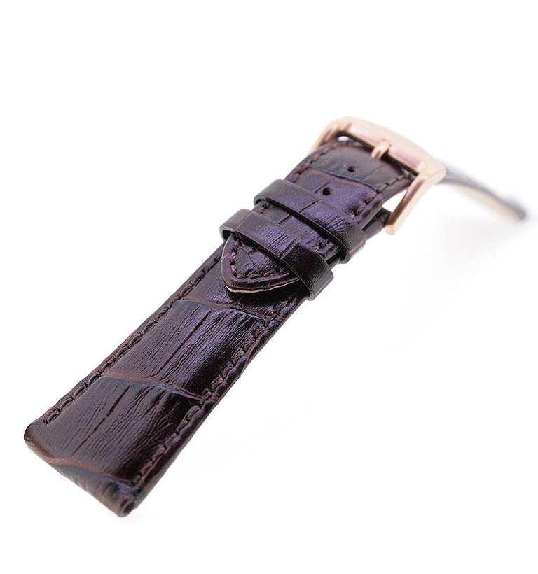 シチズン 23mm カーフ型押し　ダークブラウン イメージ1