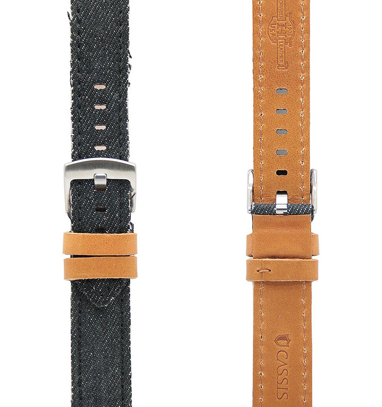 カシス 【ナパ】デニム＆レザー 019 ブラック イメージ3