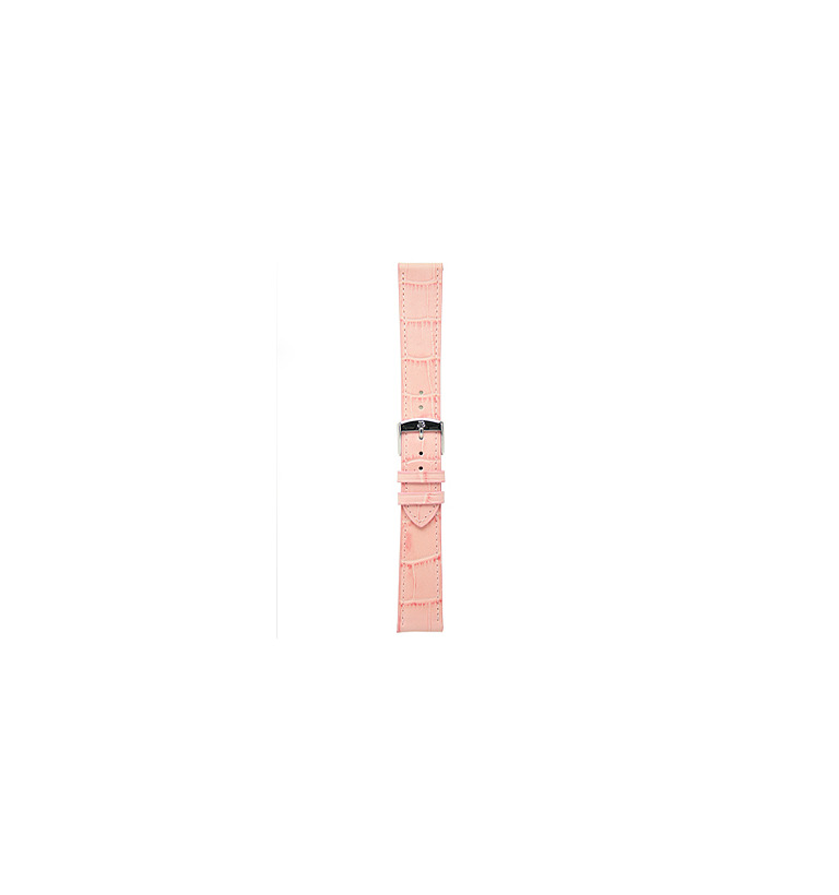 エルセ カーフ(ワニ型押し) フランス製 ピンク 18mm イメージ3