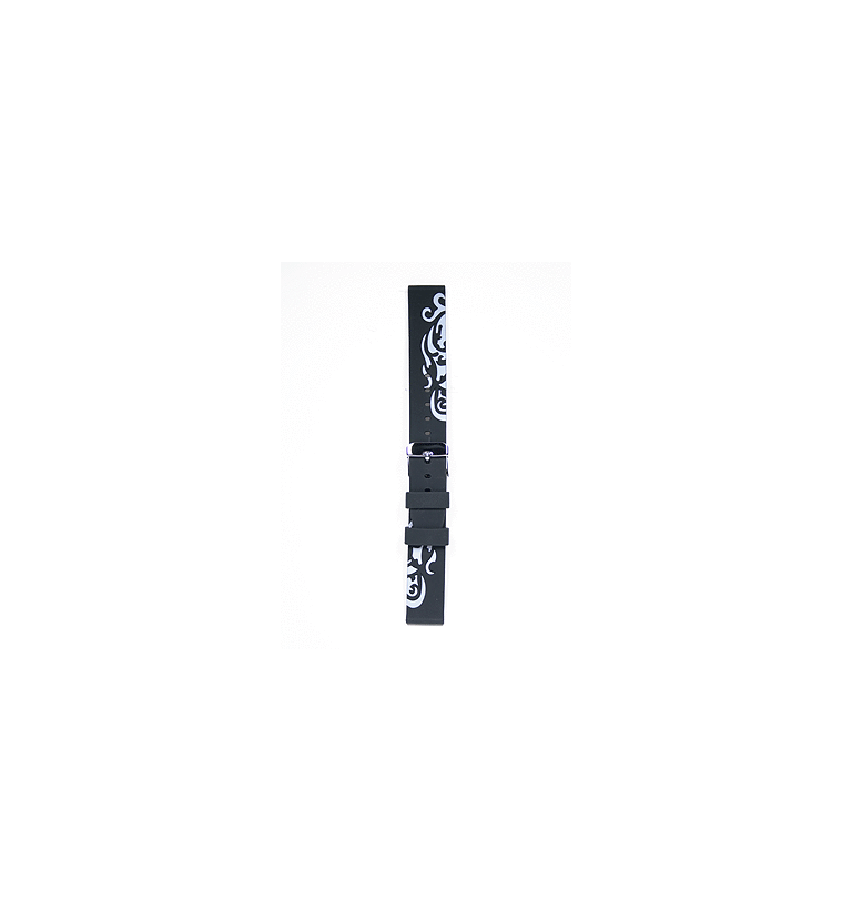 エルセ シリコンラバー ブラック グレー模様 18mm イメージ3