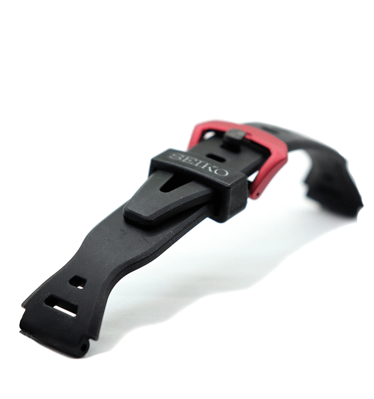 スーパーランナーズ SBEF (S690)専用ベルト 黒ｘ赤尾錠 イメージ1