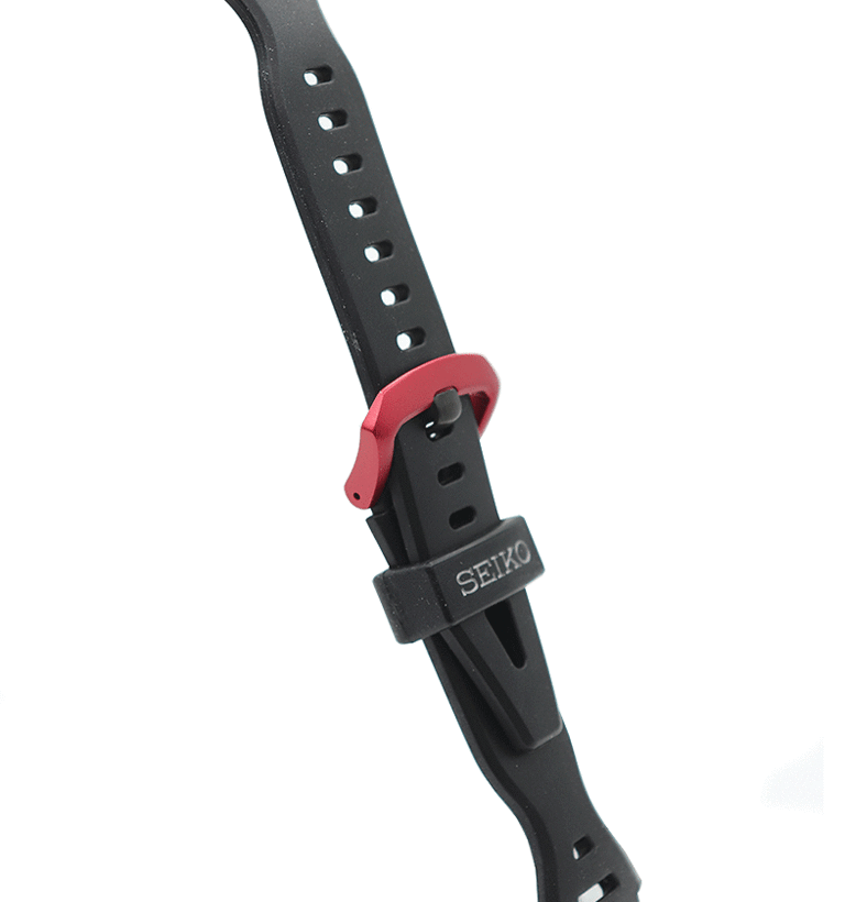 スーパーランナーズ SBEF (S690)専用ベルト 黒ｘ赤尾錠 イメージ2