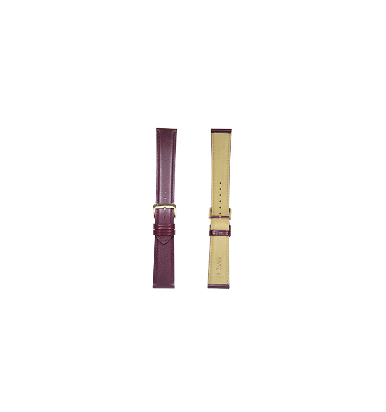 バンビ スコッチガードレザー ワイン 21mm 22mm イメージ3