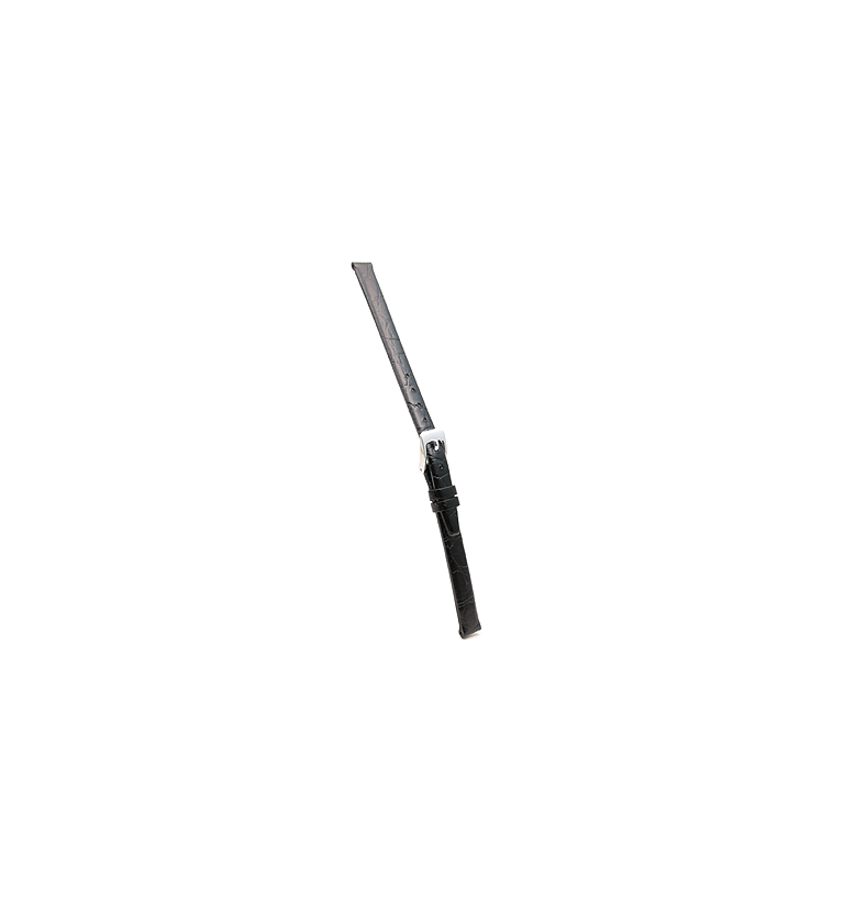 アナスイ 8mm カーフ（ワニ型押し）ブラック イメージ2