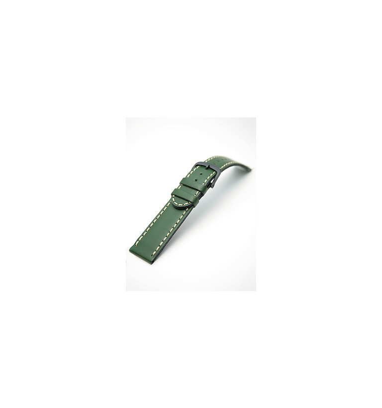 セイコー アルバ 18mm グリーン ホワイトステッチ イメージ1