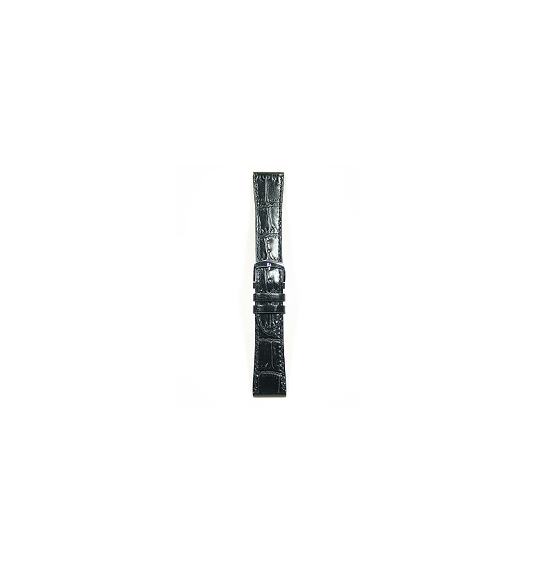 ステレット 21mm カーフ（ワニ型押し） ブラック イメージ2