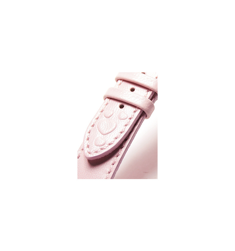 ウィッカ カーフ 16mm ハート型押し ライトピンク イメージ3