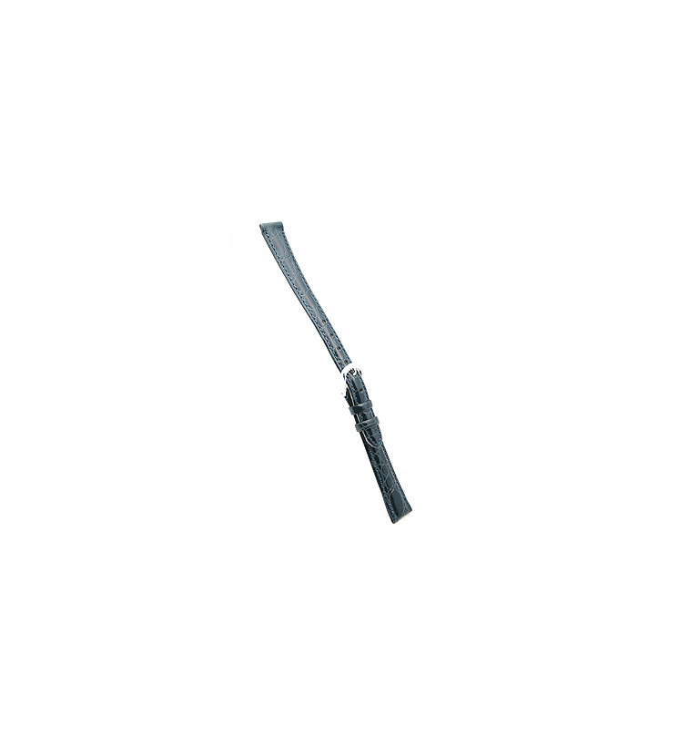 カーフ(ワニ型押し) 紺色 12mm イメージ2