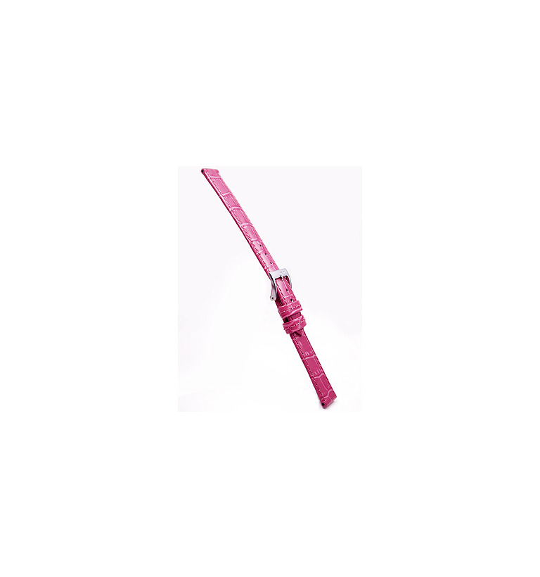バガリー カーフ(ワニ型押し) ピンク 12mm イメージ2