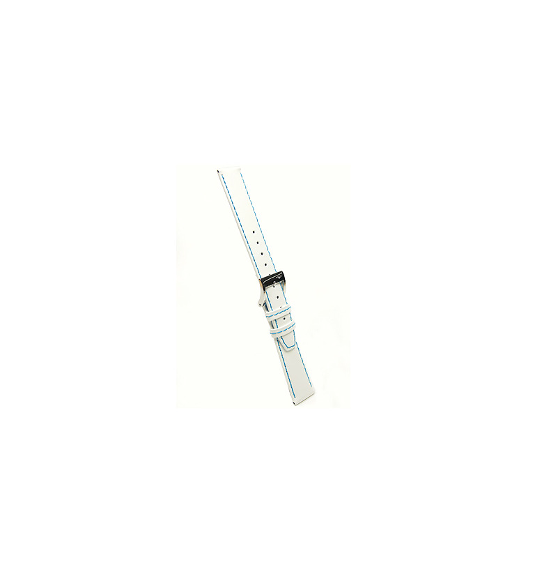バガリー カーフ 白×ブルーステッチ 18mm イメージ2