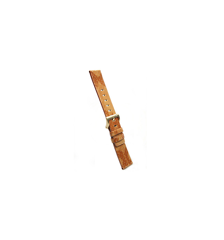 バガリー カーフ（ ヘビ型押し ） 20mm ブラウン イメージ2