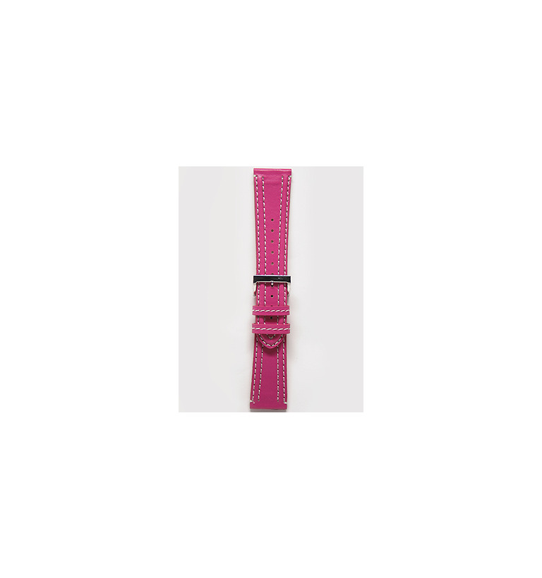 バガリー カーフ サイド2ステッチ ピンク 24mm イメージ3