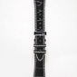 バガリー カーフ(ワニ型押し) 22mm-16mm ブラック イメージ3