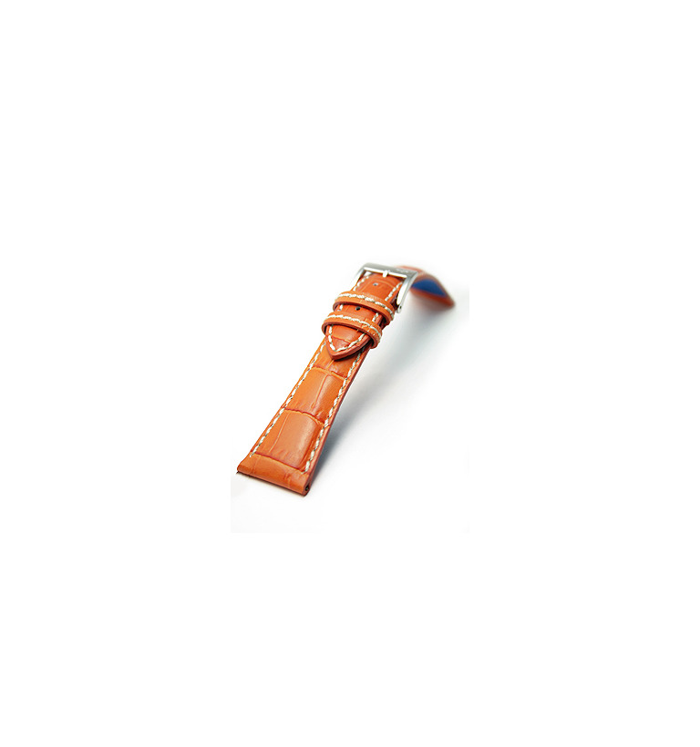 バガリー カーフ(ワニ型押し) 22mm-16mm オレンジ イメージ1