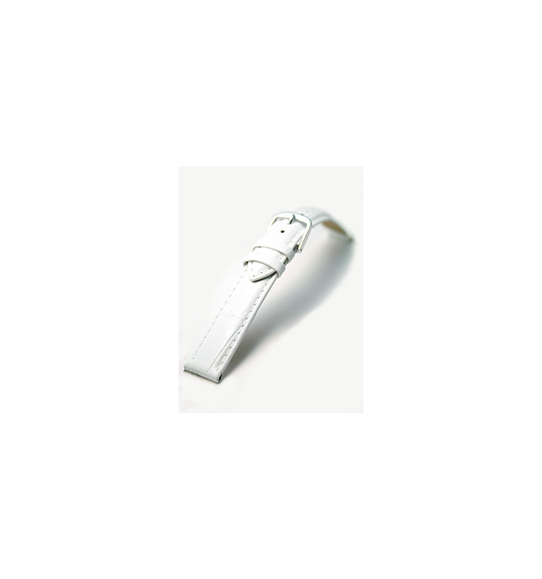 フューチャークラブ カーフ(ワニ型押し) ホワイト 14mm イメージ1