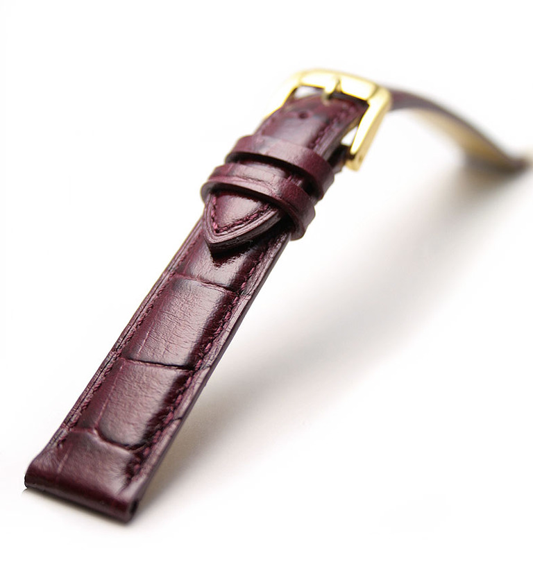 バンビ スコッチガードレザー ワイン 型押し イメージ1