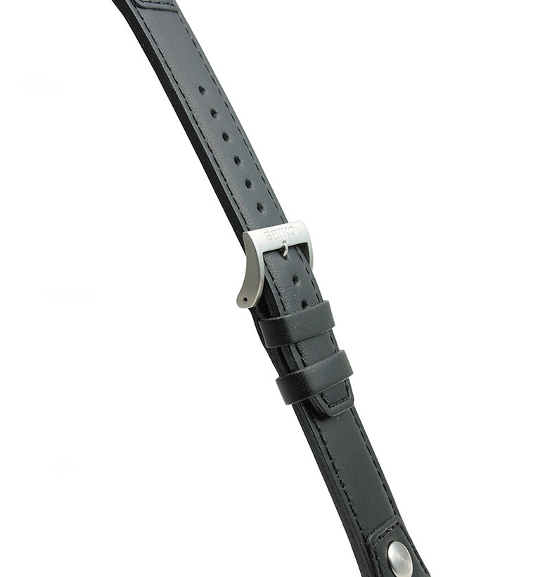 SEIKO 海外モデル使用 スタッズ付きカーフ 22mm イメージ2